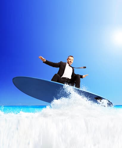 The Surfing Man Will Blow Your Mind